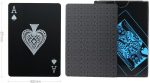 Waterproof Poker Cards Black Playing Cards Professional Poker Card Playing Cards - Top Quality Plastic Poker Cards for Your Poker Pleasure, Black - Imagen 4
