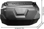 Altavoz Inalámbrico | Reproductor Musical Portátil | Sonido Envolvente y Graves Profundos para Entretenimiento en Hogar Viajes - Imagen 6