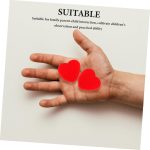 SHOWERORO 20pares Corazón De Esponja Mágica Rojos Accesorios Suaves para Magos Trucos Bolas De Esponja para Actuaciones De Primer Plano Escenario - Imagen 6