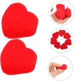 SHOWERORO 20pares Corazón De Esponja Mágica Rojos Accesorios Suaves para Magos Trucos Bolas De Esponja para Actuaciones De Primer Plano Escenario - Imagen 7