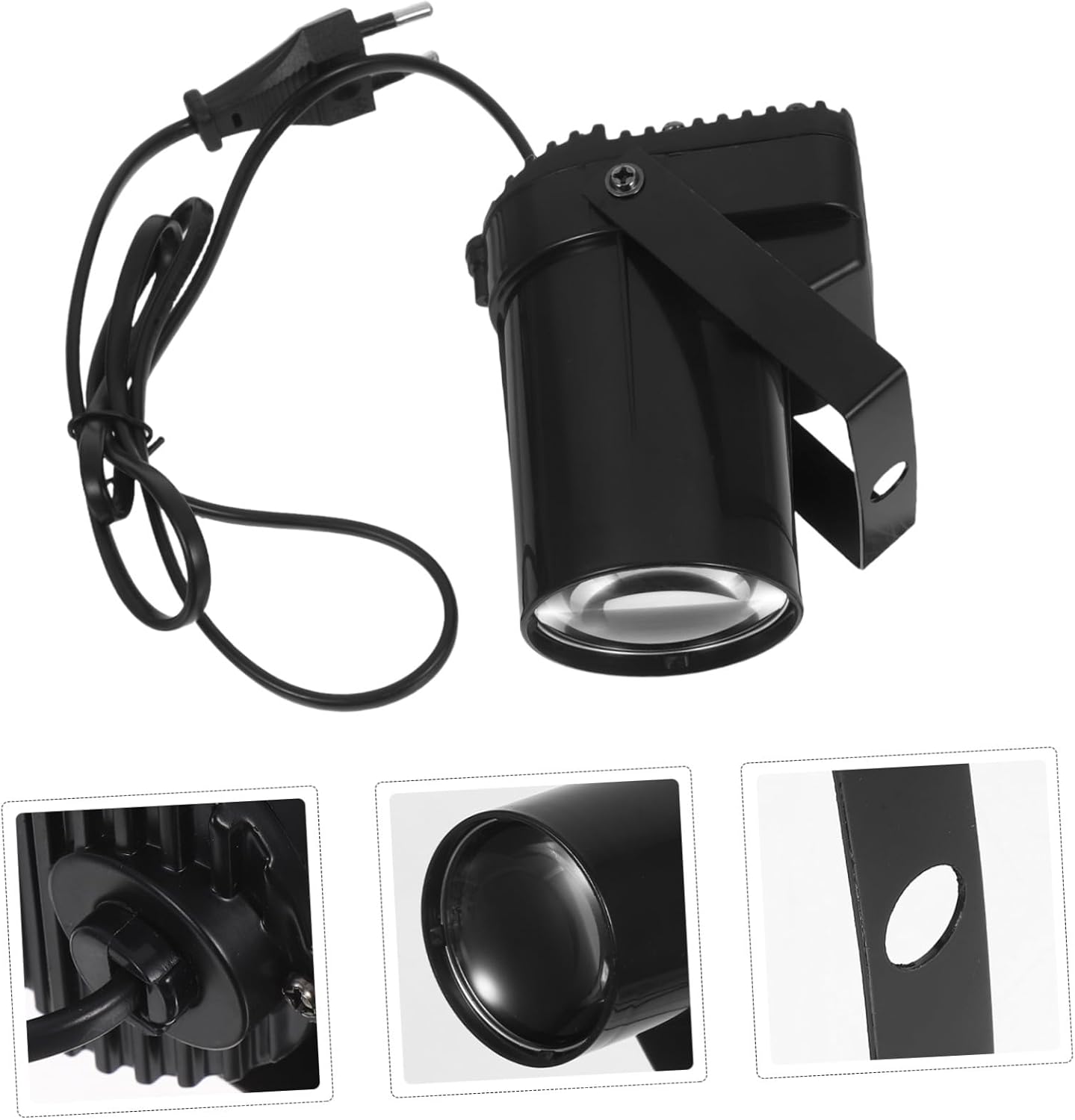 Milisten Luz de Escenario LED y Portátil con Brillo Foco de Haz para Conciertos Bares Ktv y Fiestas Iluminación Profesional Adaptable para Ambientes Teatrales Interiores - Imagen 8