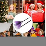 Escoba De Bruja De Juguete Halloween,Juguete de Disfraz de Bruja para Niñas - Accesorios para Juegos de Imitación Fiesta de Truco o Trato Infantil Decoración de Casa Encantada - Imagen 4