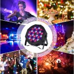 LED Stage Lights - 36 RGB LED Party Lights with Sound Activated DMX Remote Control for Disco Dance Wedding Club Christmas Birthday Music Party Stage Lighting - Imagen 6
