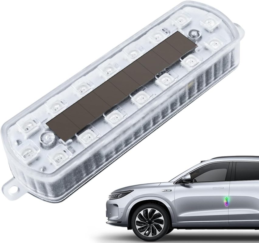 LED Strobe Lights for Trucks | Wireless Solar Powered LED Lights for Car | Emergency Lighting for Motorcycle, Home, Camping and Night Events