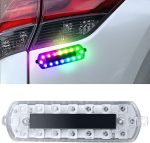 Luces LED Inalámbricas Para Coche,Luces LED Inalámbricas De Colores Con Energía Solar Para Coche | Iluminación De Emergencia Para Moto Casa Camping Y Eventos Nocturnos - Imagen 3