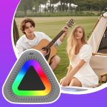 Altavoces Inalámbricos Portátiles | Altavoces Inalámbricos Exteriores con Luz RGB - Sonido Estéreo, Gadgets Tecnológicos con Control Táctil, Electrónicos con Larga Duración de Batería para - Imagen 3