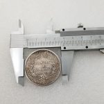 Antique Crafts USA 1908 Silver Dollar Silver Plated Brass #068 - Imagen 3