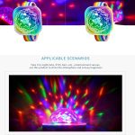 Disco Light | LED Light Clock | Stage Light Clock | Disco Ball Bracelet | USB Rechargeable Disco Light | Bracelet with Disco Light for Home, Room and Car - Imagen 4