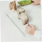 TOYANDONA 1 Set Magic Accessories Favors Gadget Fidget Neon Skill Games Party Favor Party Decoration Iron on Wire Silver - Imagen 5