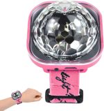Luz de Bola de Discoteca | Reloj de luz de Escenario LED Activado por Sonido - Pulsera USB de luz de Ambiente de Recargable para Decoraciones de Halloween - Imagen 5