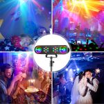 2 Pcs Disco Lights with Tripod, DJ Light, Rotating Ball, Remote Control and Stage Light System, Activated for Bars, Concerts, Furniture, Dance, Wedding, Halloween, Christmas - Imagen 7