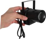 Mikinona Luz LED de Escenario Estroboscópica Foco Compacto y Portátil para Bares y Clubes Iluminación Potente para Bodas Fiestas Navideñas - Imagen 4