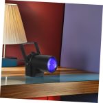 Mikinona Luz LED de Escenario Estroboscópica Foco Compacto y Portátil para Bares y Clubes Iluminación Potente para Bodas Fiestas Navideñas - Imagen 9