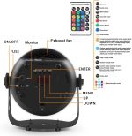 85W Indoor Party Stage Lights RGBW/RGBA 4 in 1 Ultra Bright LED Par Lights DJ Cabin Vertical Lighting with Remote Control DMX512 Sound Activated - Imagen 3