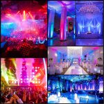 Luces de Escenario para Fiestas en Interiores, Luces LED Par RGBW para Cabina de DJ, iluminación Vertical con Control Remoto, Control DMX512, activadas por Sonido, para Festivales, Fiestas - Imagen 7