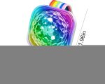 Luminous Wristbands, Disco Ball Effect Wrist Band | USB Rechargeable LED Wristbands with Suction Cup for Room Decoration Car Party for Women and Men - Imagen 5
