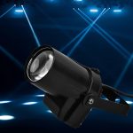 5W LED Stage Spotlight, Beam Pin Spot White, Light Effects Projector, Mirror Ball Light for Disco, Bar, Club, Party, DJ Show Concert - Imagen 7