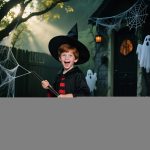 Escoba De Bruja Para Niños Pequeños | Accesorios De Disfraz Escoba De Bruja Halloween,Accesorios para Juegos de Imitación Fiesta de Truco o Trato Infantil Decoración de Casa Encantada - Imagen 3