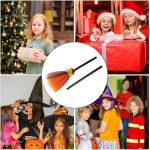 Escoba De Bruja Para Niños Pequeños | Accesorios De Disfraz Escoba De Bruja Halloween,Accesorios para Juegos de Imitación Fiesta de Truco o Trato Infantil Decoración de Casa Encantada - Imagen 4