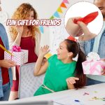 6 Pieces Fake Thumb Fingers Plastic Magic Fingers Realistic Cut Fingers Magic Performance Accessories Magic Trick Plastic Toy with 6 Training Cloths Red - Imagen 5