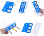 Magic Toys for Toddlers, 3 Hole Magic Tricks for Kids, Magic Accessories, Penetrating Coins, Funny Magic Toys, Guest Gifts for Kids, - Imagen 5