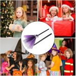 Halloween Witch Broom 80cm Witch Broom for Children Costume Accessories Witch Cosplay Accessories for Children's Parties Boys and Girls Parties Festivals School - Imagen 4