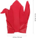 STOBOK Toys for Kids Origami Paper Crane Trick Origami Paper Crane Trick Illusion Gimmick Accessories Accessories Funny Accessories Toys for Children Red - Imagen 3