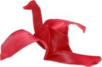 STOBOK Toys for Kids Origami Paper Crane Trick Origami Paper Crane Trick Illusion Gimmick Accessories Accessories Funny Accessories Toys for Children Red - Imagen 4