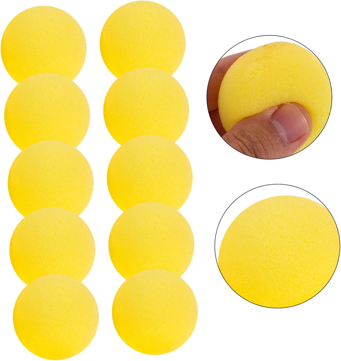 Milisten 10piezas Bolas De Esponja Redondas Accesorios De y Cosplay Esponja Blanda para Trucos - Imagen 7