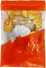 JZK 100pcs Silver Gold Plastic Coins Fake Pirate Treasure Hunting Coins Toys for Kids Party Bags for Halloween Christmas Kids Birthday Party - Imagen 8