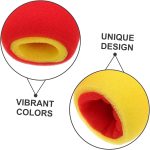 ibasenice 2 Bolas De Esponja Creativas para Niños, Juguetes Suaves Que Cambian De Color, Accesorios para Trucos, Actividades Familiares, Escolares Y Juegos De Fiesta. - Imagen 9