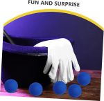 BESTonZON 10piezas Bolas Esponja Suaves para Accesorios De Rendimiento Fiesta Accesorios para Trucos Interactivos - Imagen 3