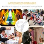 Rigid String - Magic Accessories, String and Hard/Rigid Magic Trick for Magic Geek | Show Tricky Tricks with Multifunctional Fun Toys for Fes Magic Performances, A.white, See description - Imagen 4