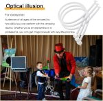 Rigid String - Magic Accessories, String and Hard/Rigid Magic Trick for Magic Geek | Show Tricky Tricks with Multifunctional Fun Toys for Fes Magic Performances, A.white, See description - Imagen 5