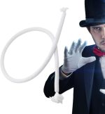 Rigid String - Magic Accessories, String and Hard/Rigid Magic Trick for Magic Geek | Show Tricky Tricks with Multifunctional Fun Toys for Fes Magic Performances, A.white, See description - Imagen 9