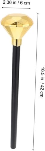 Abaodam 4 Piezas Varita Mágica Infantil Scepter Accesorios de Halloween para Scepter de Diamante para Disfraces y Fiestas - Imagen 9