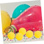 10 Piezas Bolas de Esponja Redondas Suaves para y Cosplay Accesorios para Trucos de Decoración para Fiestas y Festivales Amarillo - Imagen 4