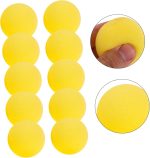 10 Piezas Bolas de Esponja Redondas Suaves para y Cosplay Accesorios para Trucos de Decoración para Fiestas y Festivales Amarillo - Imagen 8