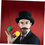 Garneck 10piezas Bolas De Esponja Suaves para Fiestas y Trucos De Accesorios Interactivos para - Imagen 5