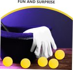 Garneck 10piezas Bolas De Esponja Suaves para Fiestas y Trucos De Accesorios Interactivos para - Imagen 7
