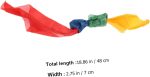 Abaodam 6piezas Bufanda Mágica Colorida para Actuaciones Escenarios Efecto De Cambio De Color Accesorio De Ilusionista para Fiestas y Entretenimiento Infantil - Imagen 5