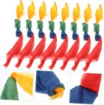 8 Pieces Magic Scarf Sensory Scarf Tricks Scarf Wraps Accessories Ribbon Cotillon Party Favors Scarf Scarves to Play Silk Scarf - Imagen 3