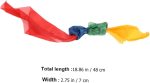 8 Pieces Magic Scarf Sensory Scarf Tricks Scarf Wraps Accessories Ribbon Cotillon Party Favors Scarf Scarves to Play Silk Scarf - Imagen 8