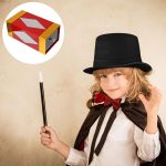 UPKOCH Stage Tricks Box Empty Prank Toys Box That Appears and Disappears Magic Props - Imagen 4