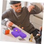 3piezas De Puzle Moradas para Trucos De Accesorios De Escenario Juguetes De - Imagen 4