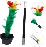 ERINGOGO Stick to Stick on Flowers Party Accessory Delicate Trick with Flowers for Performances of and Children - Imagen 3