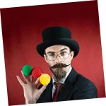 10 Piezas Unidades Bolas Esponja Suaves para Trucos Mágicos Accesorios Interactivos para y Fiestas - Imagen 5