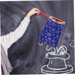 Bolsa Mágica Grande para Infantil Prop De para Accesorio De Ilusión para Hacer Aparecer y Desaparecer Color Azul Snowflake - Imagen 5