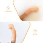 Genérico 4 Pieces Imp Hand Toy Tricks for Thumb Trick Finger Lights Bulk Shake Small Accessories for Hand Tricks Party Favors Silica Gel Khaki - Imagen 4