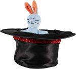 Disfraz de mago de mago para niños, disfraz de mago con capa, incluye sombrero, capa, varita, trucos mágicos, juego de accesorios para niños y niñas - Imagen 5